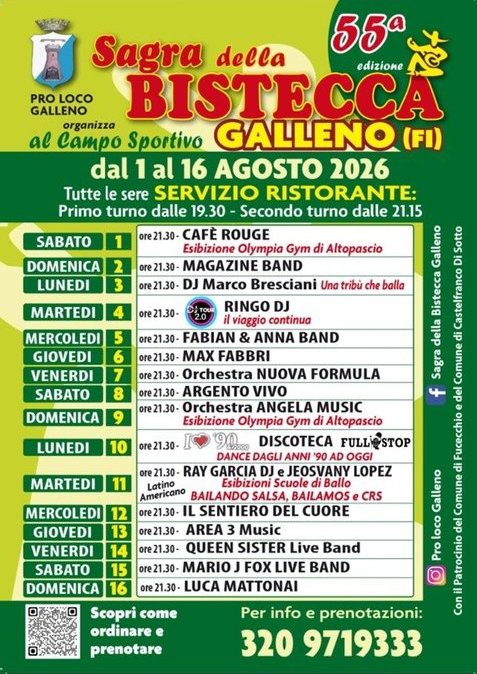 Programma delle serate